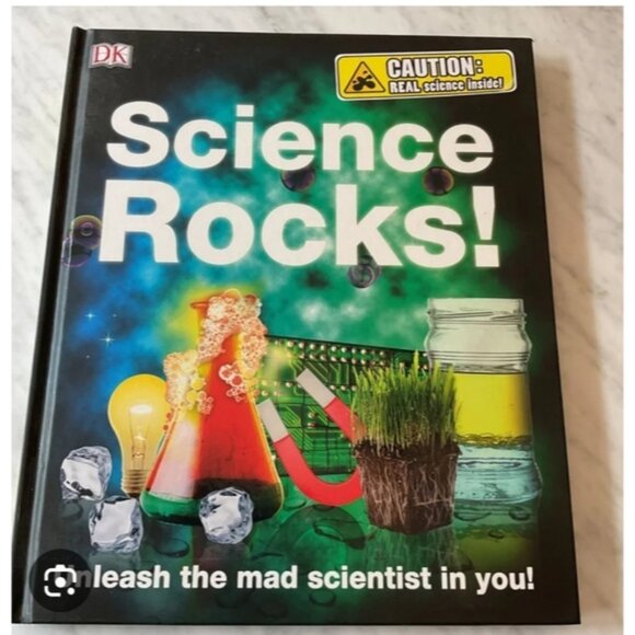 Science Rocks! Hardcover Science Experiment Book and facts for Kids - Picture 2 of 3